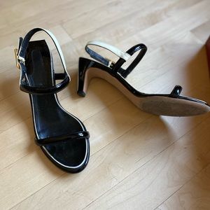 Salvatore Ferragamo vintage patent leather sandals